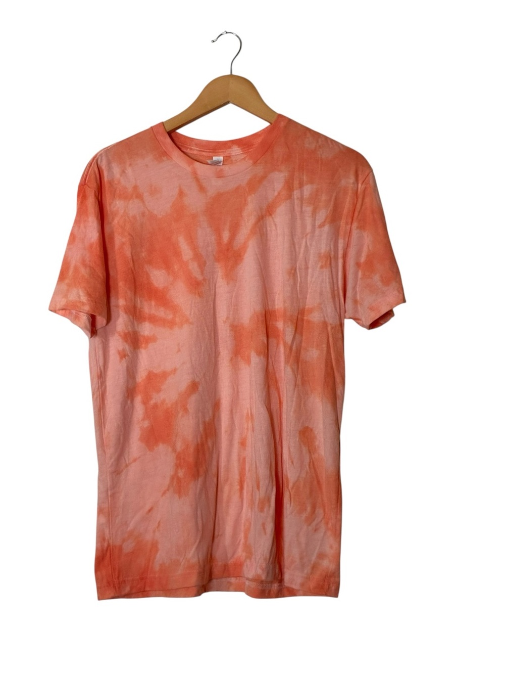 Next Level Apparel | LIKE NEW Orange tie dye  crew neck short sleeve cotton tee